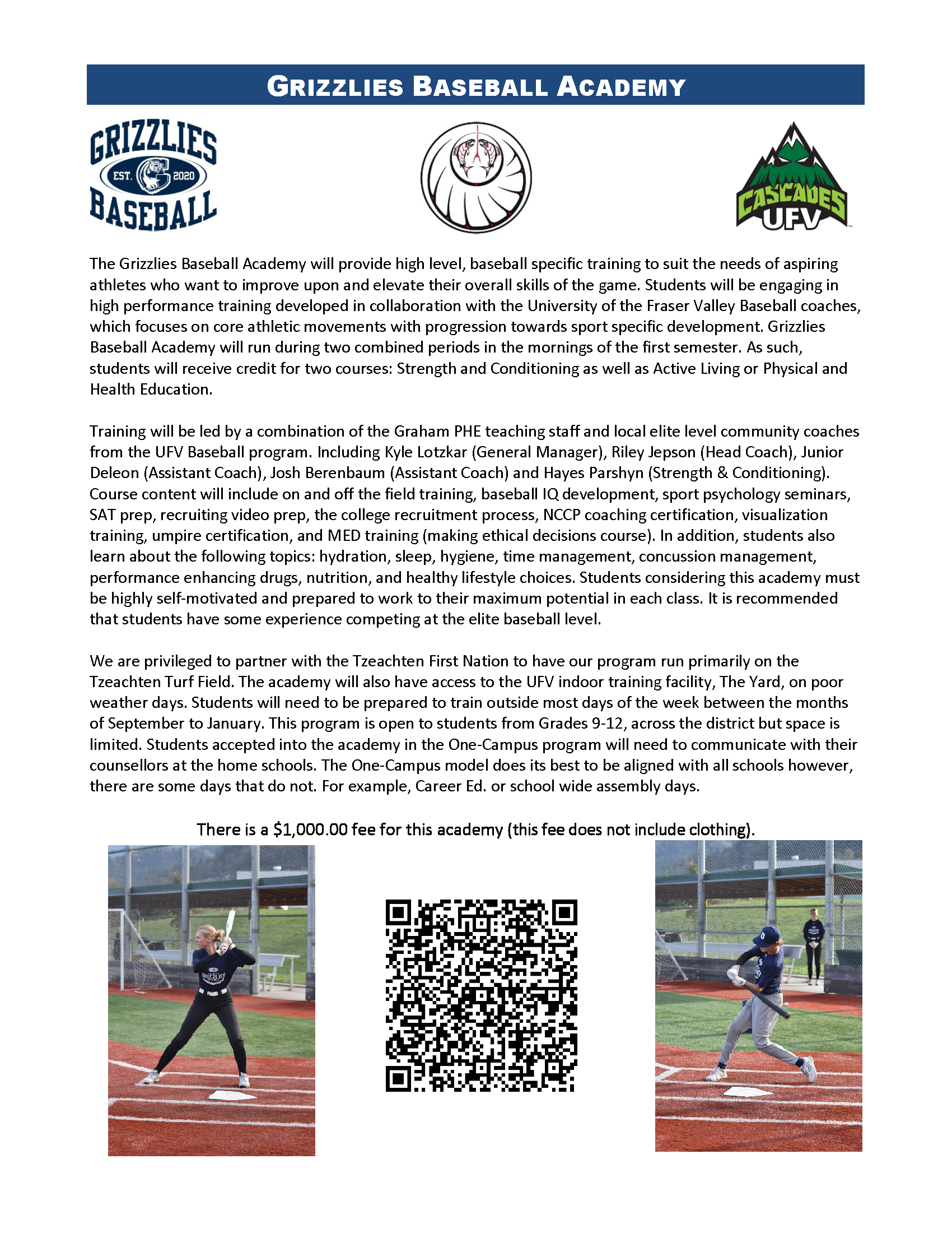 Grizzlies Baseball Academy