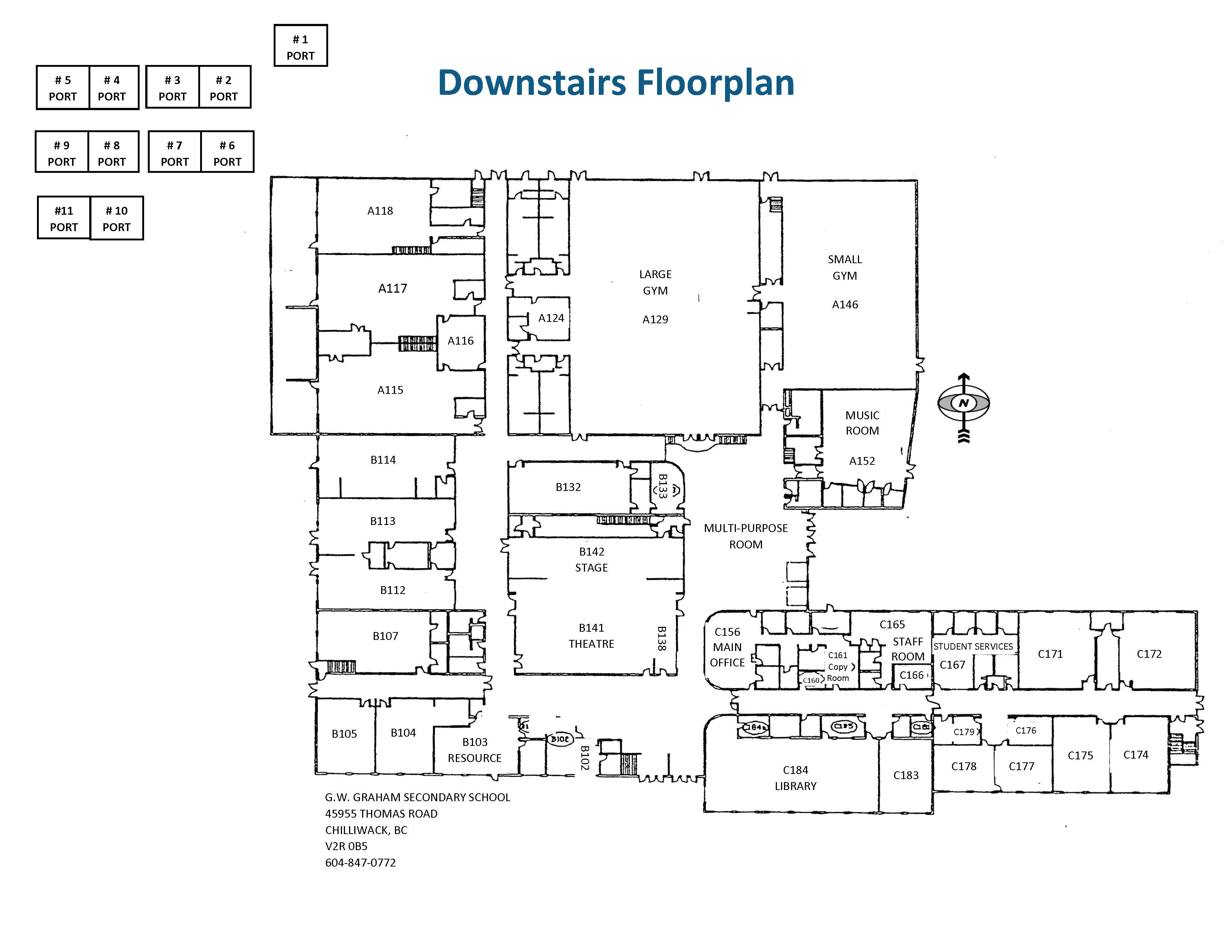 School Map | GW Graham Secondary