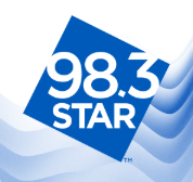STAR 98.3 FM Chilliwack logo in blue waves.
